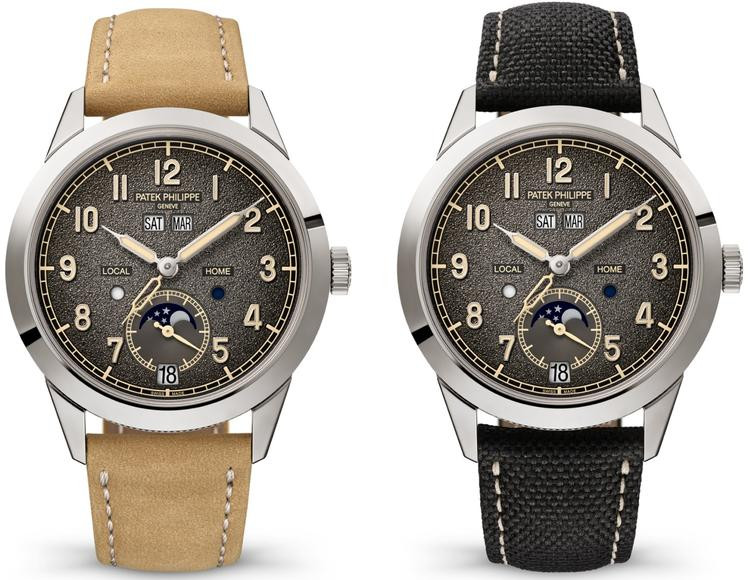 Patek Philippe カーフレザーベルト 5326G-001 Patek Philippe Complications Annual Calendar Travel Time 5326G-001