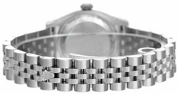 Rolex Womens New Style Steel Datejust with Factory Diamond Bezel