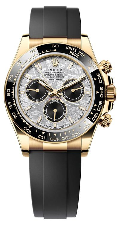 Rolex Rubber Yellow Gold Ceramic Daytona 126518ln-0016 Meteorite