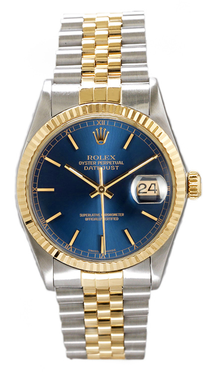 Rolex Datejust Two Tone Oyster Silver Dial