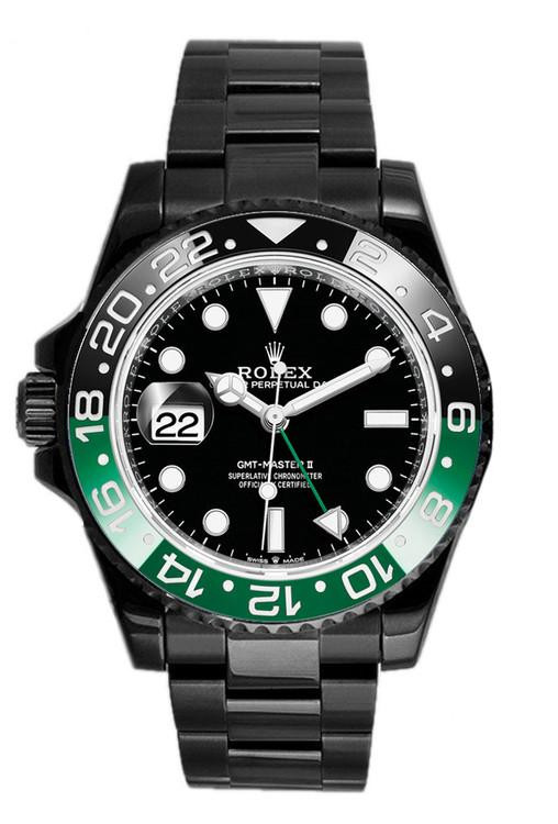 Rolex GMT-Master II 126720VTNR Green Bezel Sprite Oyster DLC-PVD
