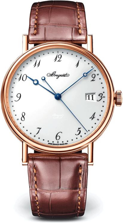 Breguet Classique Automatic White Dial Brown Leather Men's Watch 5177BR/29/9V6