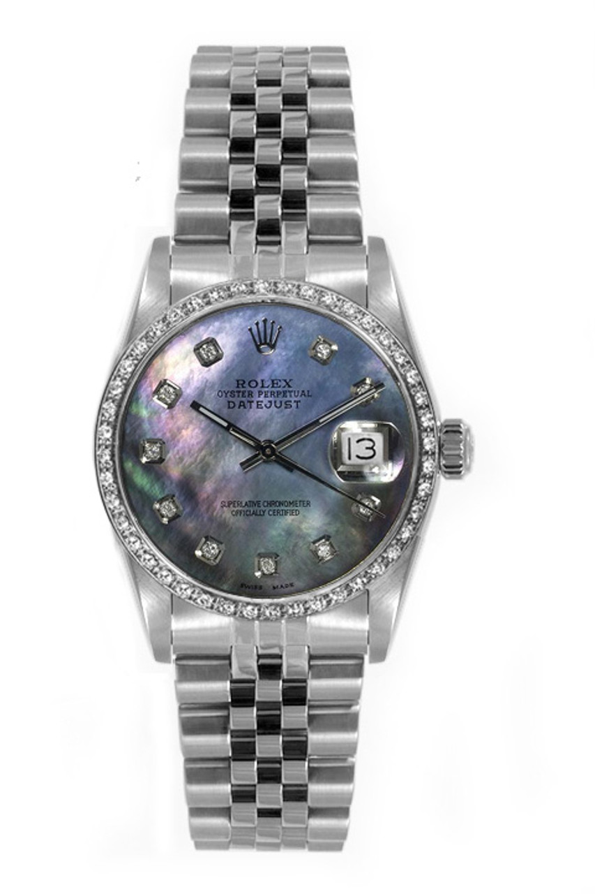 rolex women's mother of pearl