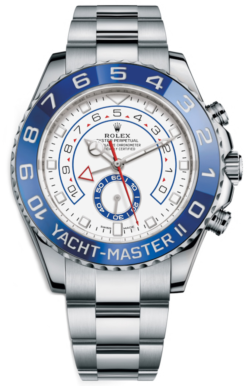 Rolex Yacht-Master Stainless Steel & Platinum Mens 40mm Automatic Watch D  16622 - Jewels in Time