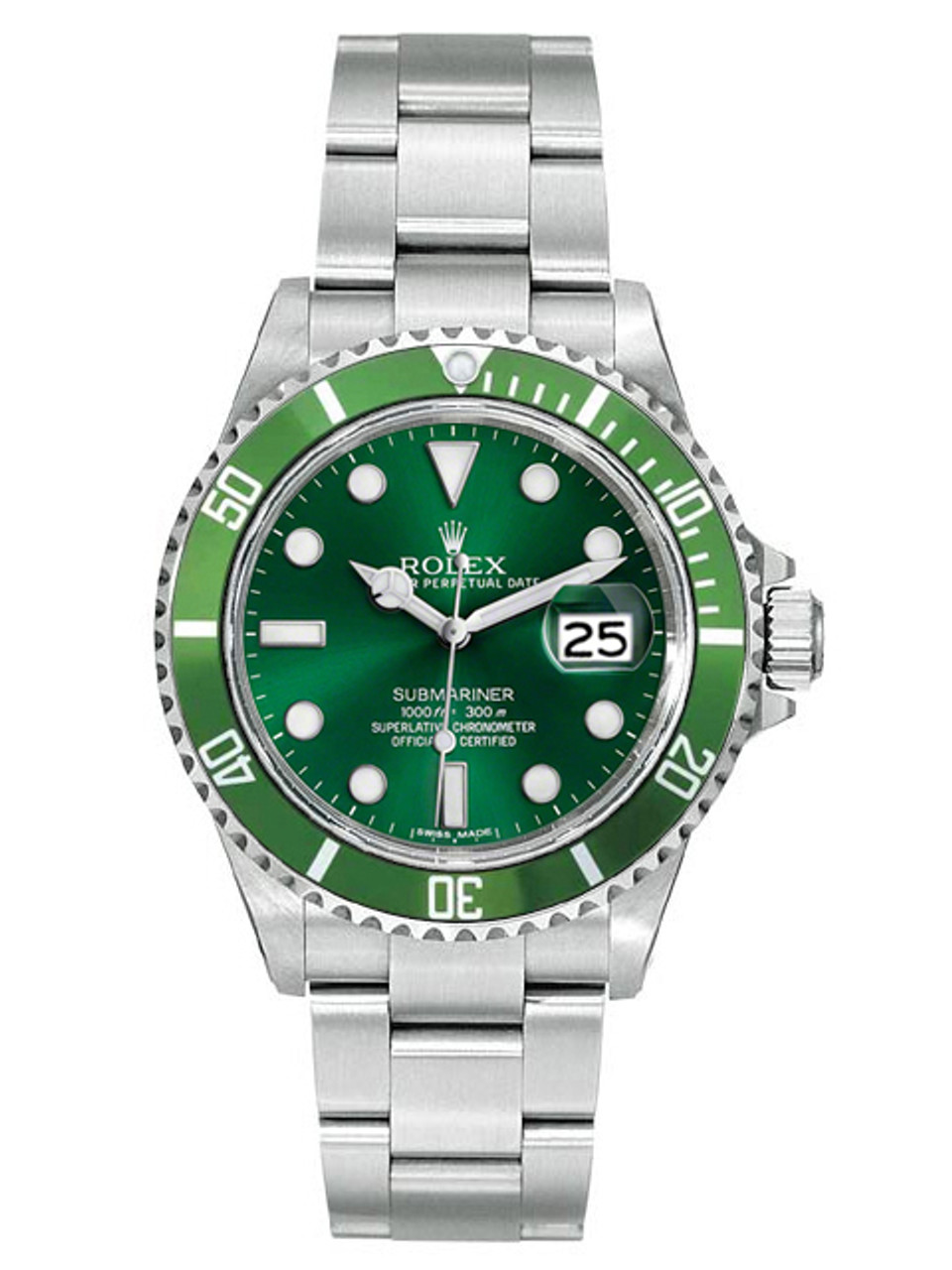 rolex 16610 green