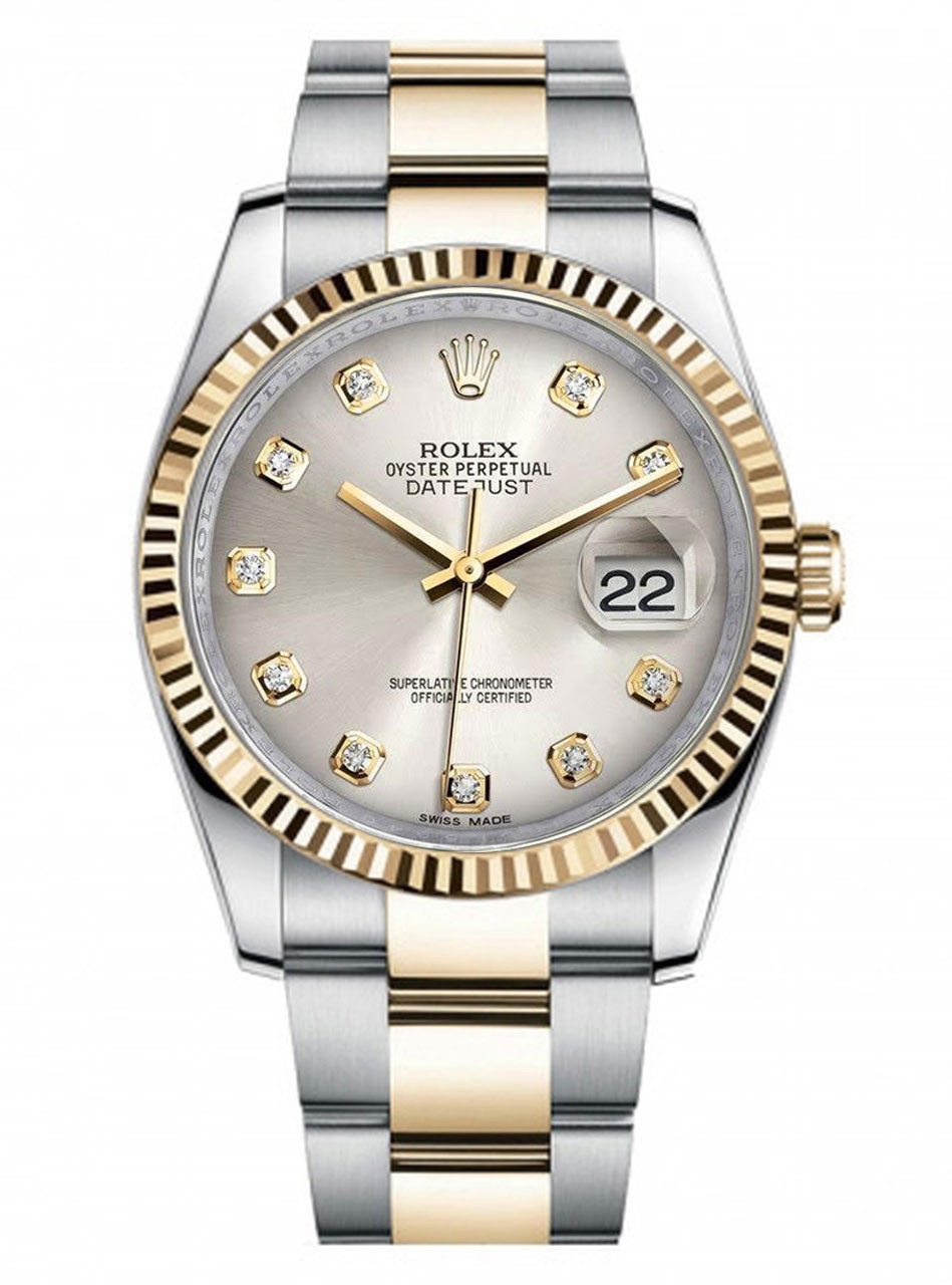 rolex fluted