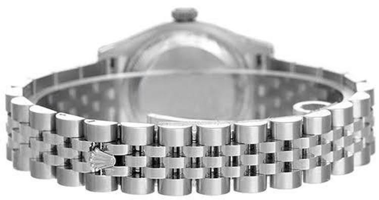 Rolex Women's New Style Steel Datejust Factory Blue Vignette