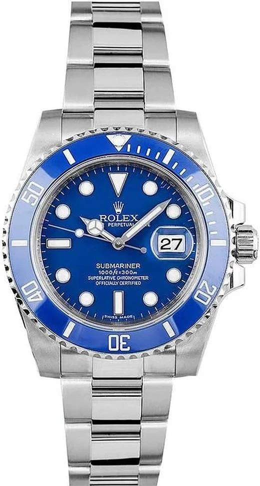 ROLEX SUBMARINER 青 ダイヤル Rolex Stainless Steel Submariner Ceramic - Blue Dial 116610