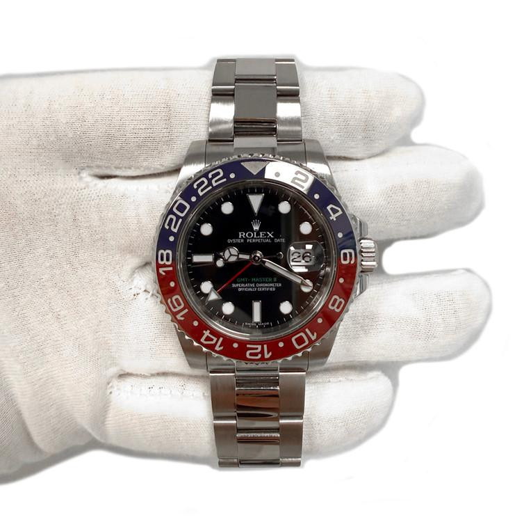 Rolex GMT-Master II Pepsi Custom Ceramic Blue/Red Bezel 116710