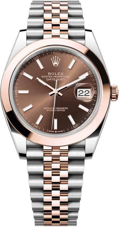 Rolex Datejust 41mm Everose Gold and Steel 126301 CISJ
