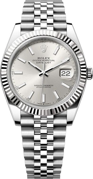 Rolex Datejust 41mm Stainless Steel 126334 SXJ Silver
