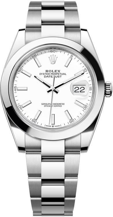 Rolex Datejust 41mm Stainless Steel 126300 WXO - Luxury of Watches