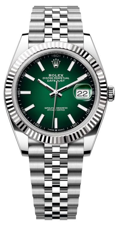 Rolex Rolex Datejust 41mm Stainless Steel 126334-0034 Green Ombre