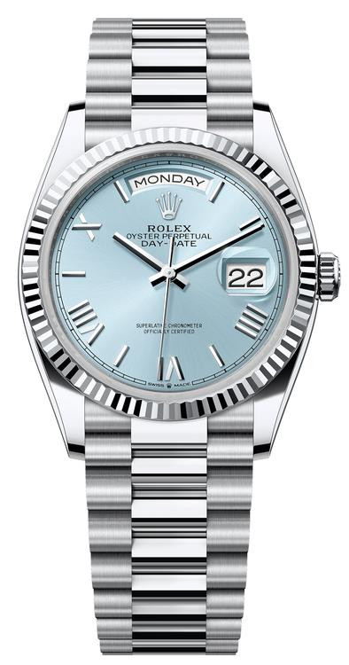 Rolex Rolex Platinum Day Date 36mm 128236 Roman