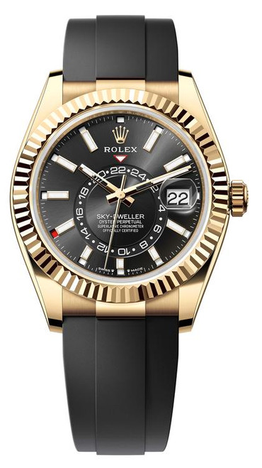 Rolex Yellow Gold Sky Dweller 336238 Black Rolex Yellow Gold Sky Dweller 336238 Black