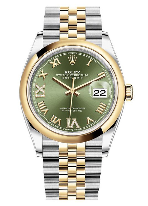 Rolex Datejust 36mm Two Tone 126203GRDJ Rolex Datejust 36mm Two Tone 126203GRDJ