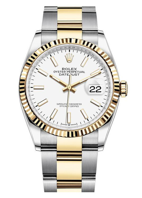 Rolex Datejust 36mm Two Tone 126233WXO