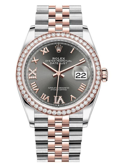 Rolex Datejust 36mm Two Tone Diamond Bezel 126281BRDJ Rolex Datejust 36mm Two Tone Diamond Bezel 126281BRDJ