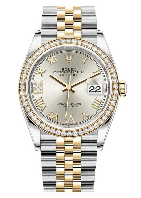 Rolex Datejust 36mm Two Tone Diamond Bezel 126283SRDJ Rolex Datejust 36mm Two Tone Diamond Bezel 126283SRDJ