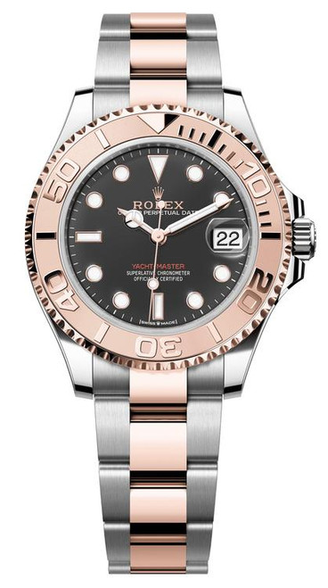 Rolex Lady Yacht-Master Everose 37mm Black  268621