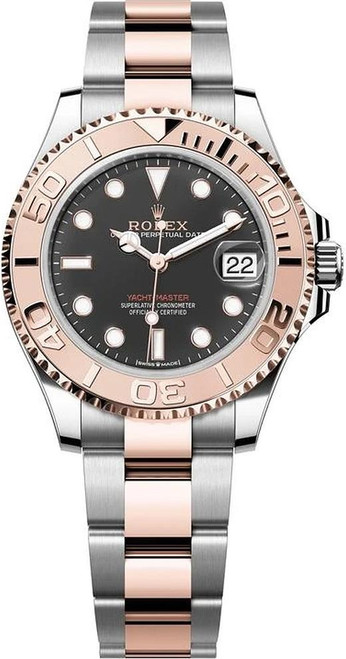Rolex Lady Yacht-Master Everose 37mm Black  268621