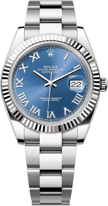 Rolex Datejust 41mm Stainless Steel 126334 LRO Blue Rolex Datejust 41mm Stainless Steel 126334 LRO Blue