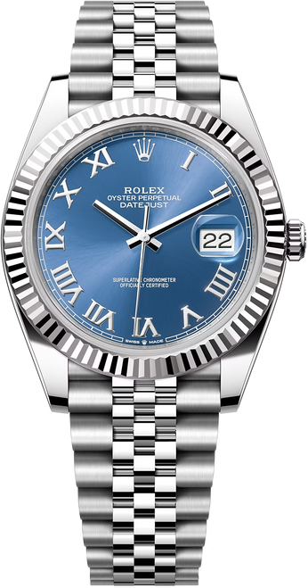 Rolex Datejust 41mm Stainless Steel 126334 LRJ Blue