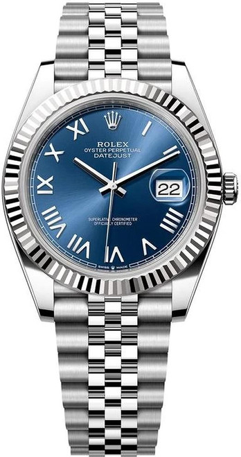 Rolex Datejust 41mm Stainless Steel - Blue Dial 126334 LXJ