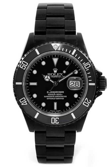 Rolex Submariner 40mm 16610  DLC-PVD