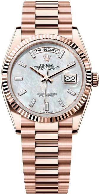 Rolex Day-Date 36mm Rose 128235 MOPD