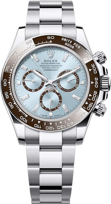 Rolex Platinum Daytona 126506 Diamond Baguette