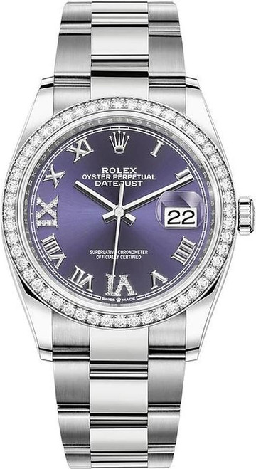Rolex Datejust 36mm Stainless Steel 126284VRDO