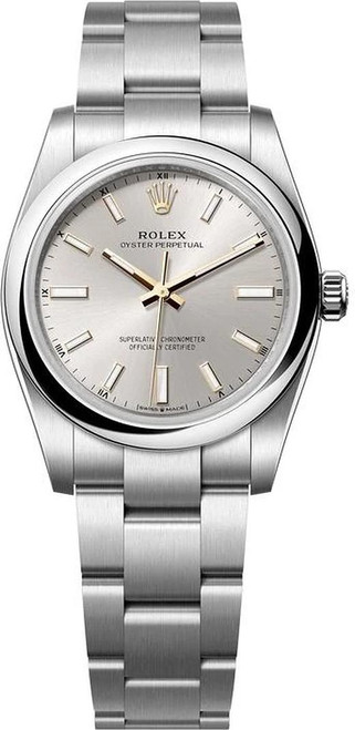 Rolex Oyster Perpetual 34mm 124200 Silver
