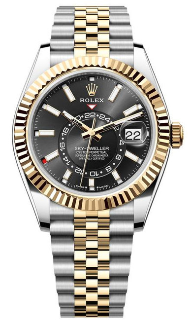 Rolex Stainless Steel and Yellow Gold Sky Dweller 336933 Black Jubilee Rolex Stainless Steel and Yellow Gold Sky Dweller 336933 Black Jubilee