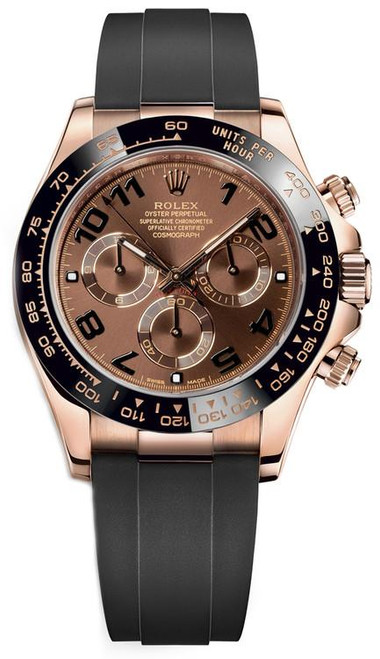 Rolex Pre-Owned Everose Rubber Daytona 116515LN Chocolate Rolex Pre-Owned Everose Rubber Daytona 116515LN Chocolate