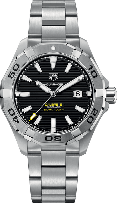Tag Heuer Aquaracer Black Dial Automatic Mens Watch WBP201A.FT6197
