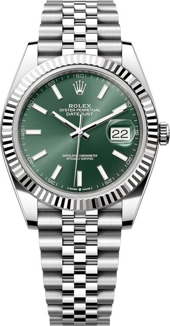 Rolex Datejust 41mm Stainless Steel 126334 GXJ Green Rolex Datejust 41mm Stainless Steel 126334 GXJ Green