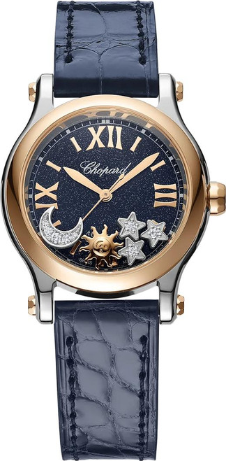 Chopard Happy Sport Sun Moon Stars Womens 278573-6027