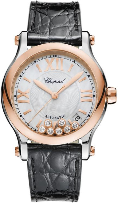 Chopard Happy Sport Sun Moon Stars Womens 278559-3011
