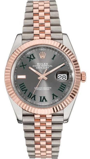 Rolex 41mm Datejust Everose Gold 126331 Wimbledon Rolex 41mm Datejust Everose Gold 126331 Wimbledon
