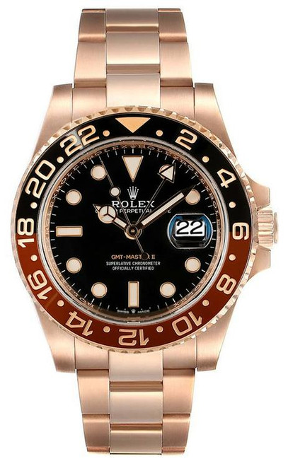 Rolex Pre-Owned GMT-Master II Everose 126715 CHNR Rolex Pre-Owned GMT-Master II Everose 126715 CHNR