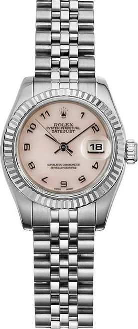 Rolex Women's New Style Steel Datejust with Mother of Pearl Arabic Dial