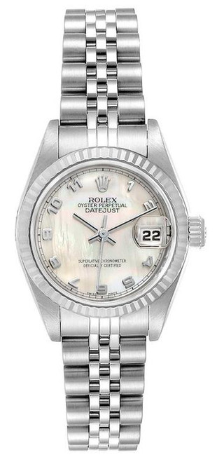 Rolex Women's Datejust Stainless Steel  Factory Mother of Pearl Arabic Dial