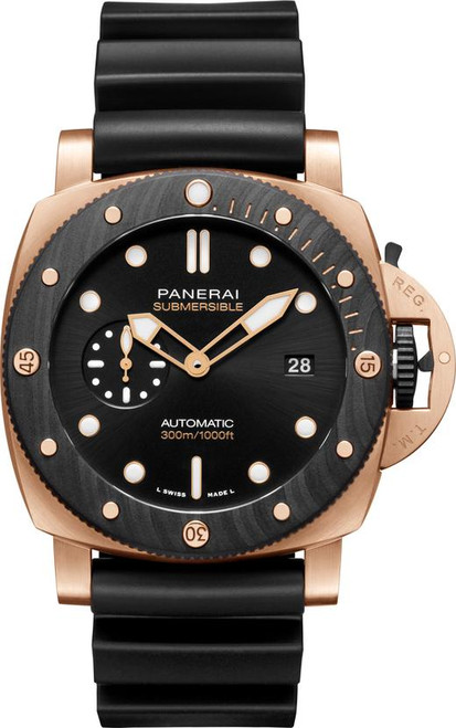 Panerai Submersible QuarantaQuattro Carbotech Goldtech Orocarbo PAM02070
