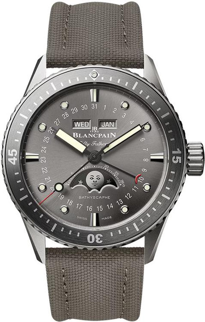 Blancpain Fifty Fathoms Bathyscaphe Quantième Complet Phases de Lune 5054-1210-G52A Blancpain Fifty Fathoms Bathyscaphe Quantième Complet Phases de Lune 5054-1210-G52A