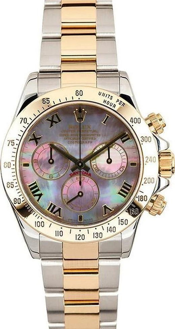 Rolex two-tone Daytona Factory Tahitian Mother of Pearl 116523