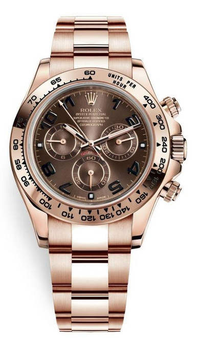 Rolex Pre-Owned Rose Gold Daytona 116505 Chocolate Dial Rolex Pre-Owned Rose Gold Daytona 116505 Chocolate Dial