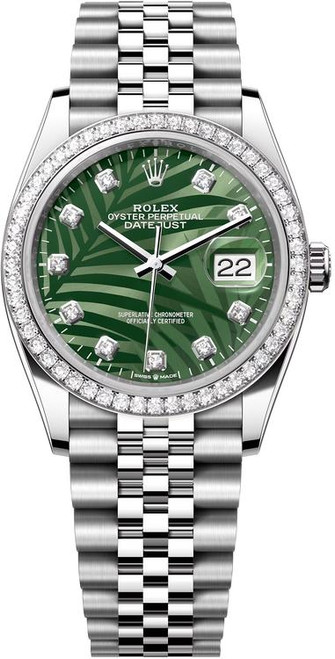 Rolex Datejust 36mm Stainless Steel 126284GPDDJ