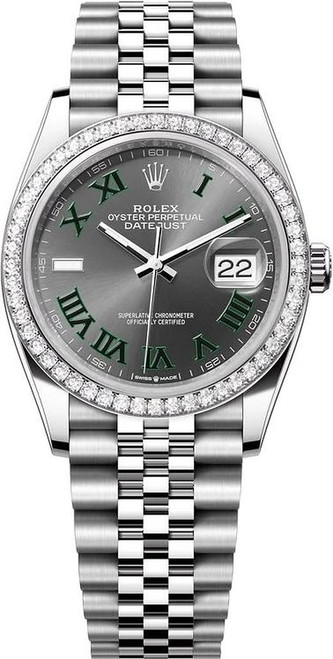 Rolex Datejust 36mm Stainless Steel 126284GRDJ