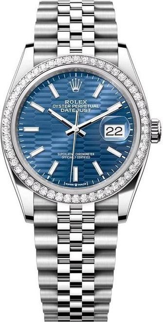 Rolex Datejust 36mm Stainless Steel 126284LFIDJ